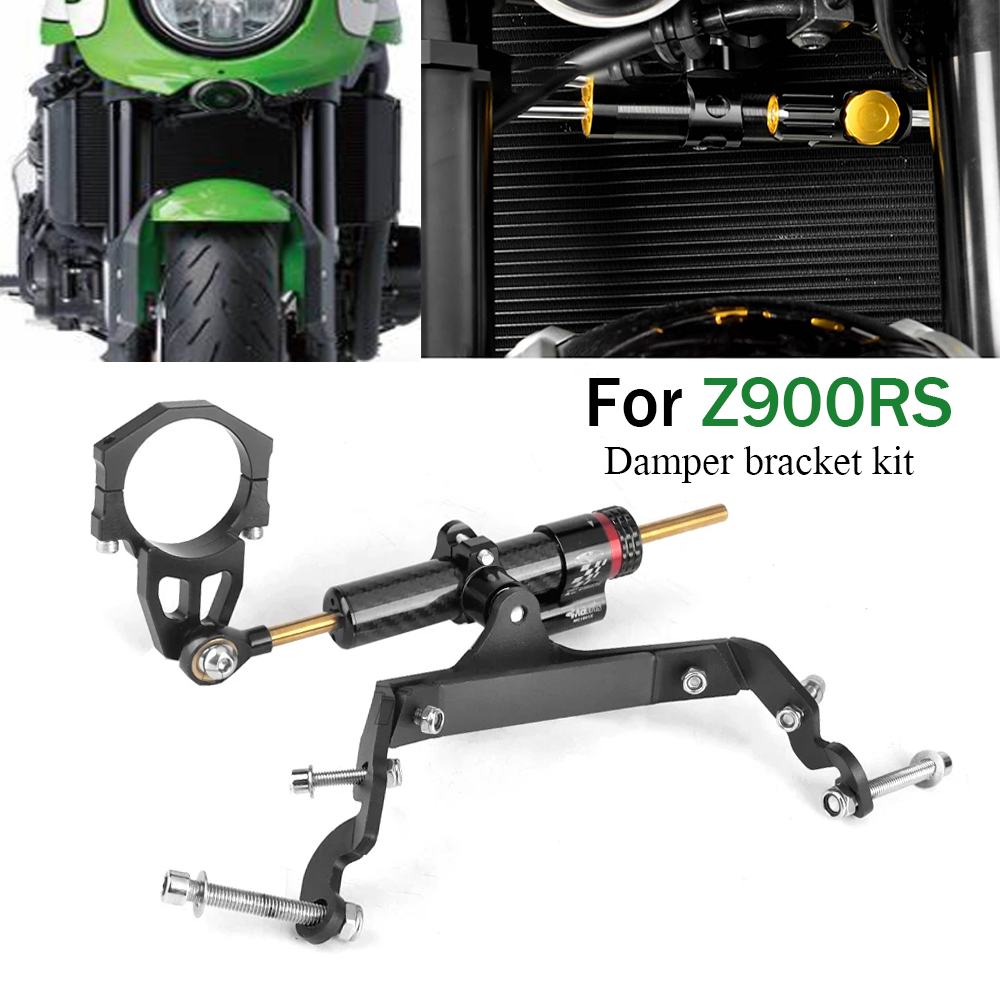 Steering Damper Stabilizer Kit Cnc - Для Kawasaki Z900RS z900rs Z900 RS