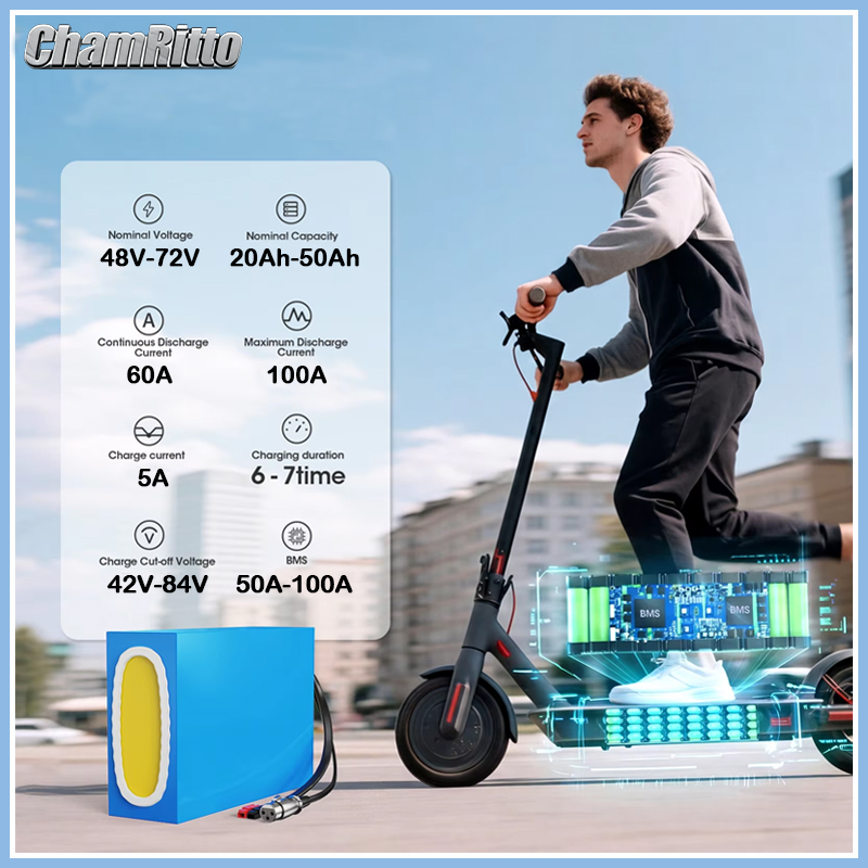 Аккумулятор для электровелосип – обзор и цена 60V 30Ah 21700 Battery Pack