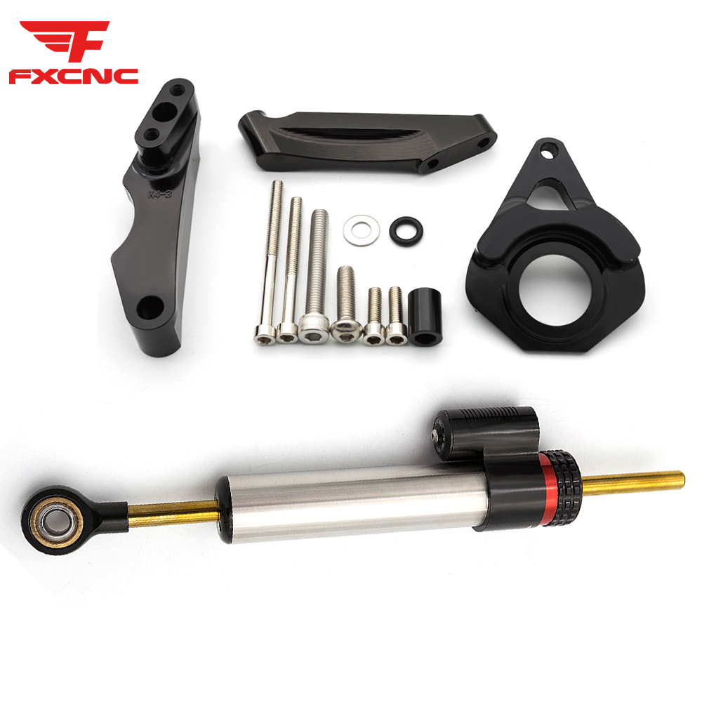 Для Suzuki GSXR600 750 K4 2001 – обзор и цена Steering Damper Stabilizer Kit Cnc