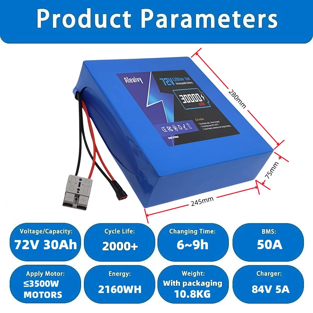 Аккумуляторная батарея 72В 20S – обзор и цена 72V 30Ah Lifepo4 Battery Pack