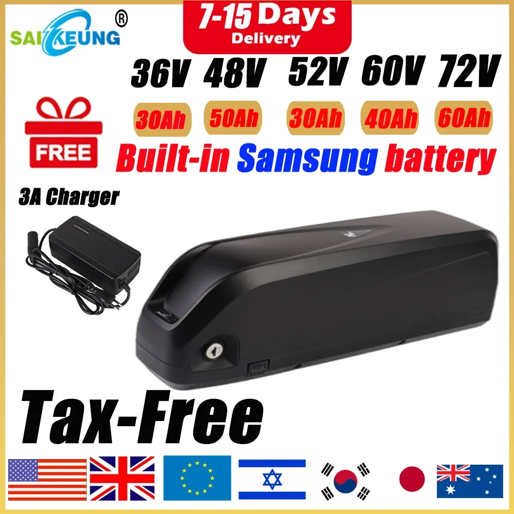 Hailong Polly 48V 52V 60V 36V  – обзор и цена 60V 30Ah 21700 Battery Pack