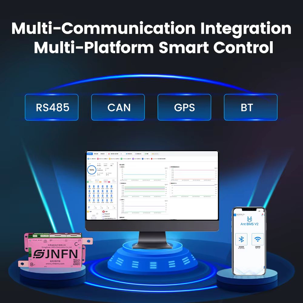 ANT BMS 1A Плата защиты литиев – обзор и цена Smart Bms 20S 72V 150A Bluetooth